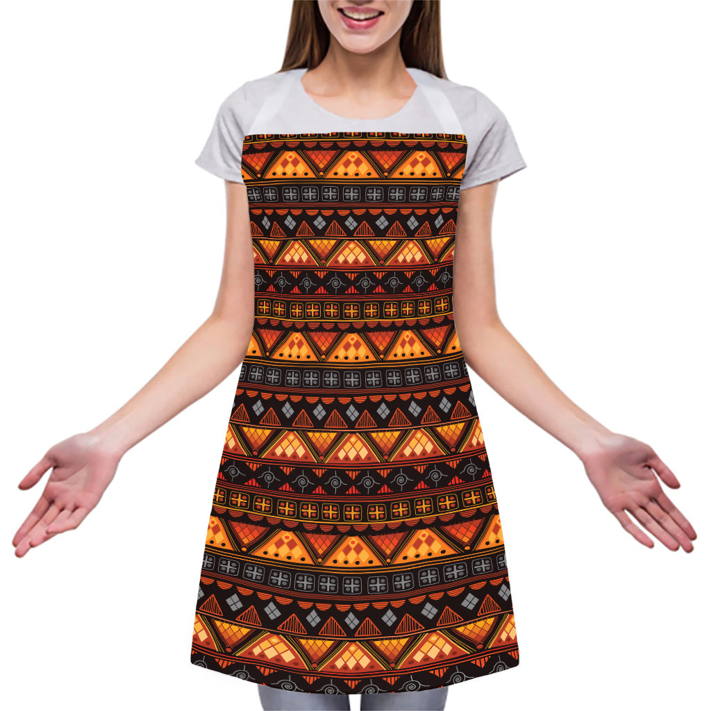 Native Tribal African Pattern Print Adjustable Apron