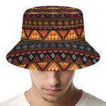 Native Tribal African Pattern Print Bucket Hat