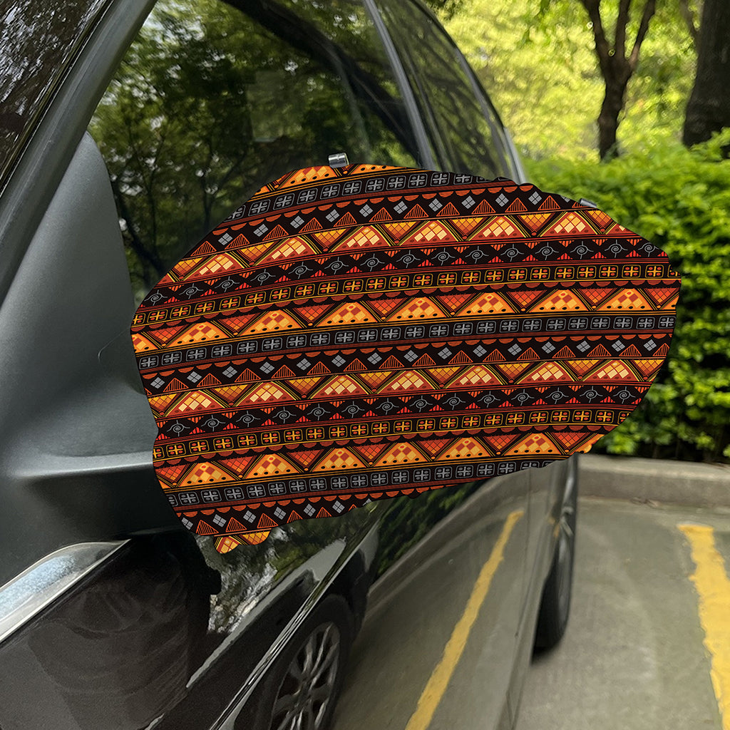 Native Tribal African Pattern Print Car Side Mirror Covers