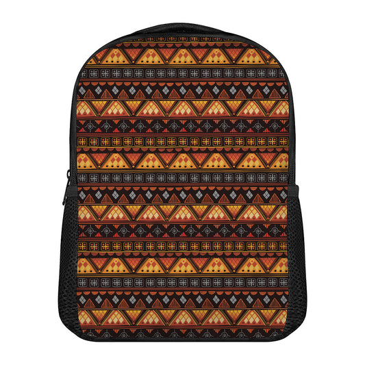 Native Tribal African Pattern Print Casual Backpack