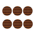 Native Tribal African Pattern Print Coaster Set