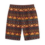 Native Tribal African Pattern Print Cotton Shorts