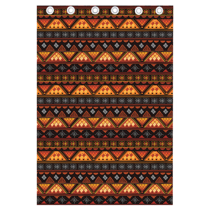Native Tribal African Pattern Print Curtain