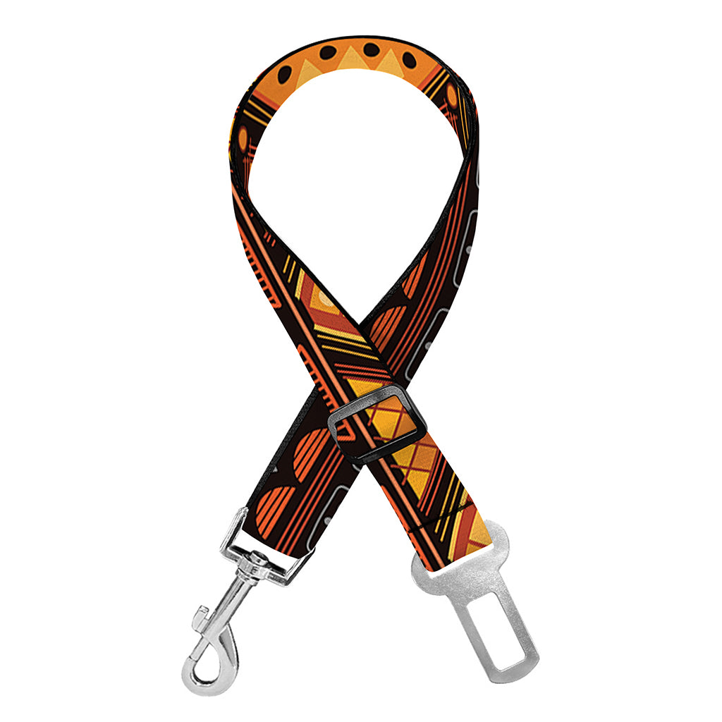 Native Tribal African Pattern Print Dog Seat Belt