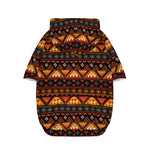 Native Tribal African Pattern Print Dog Zip Up Hoodie
