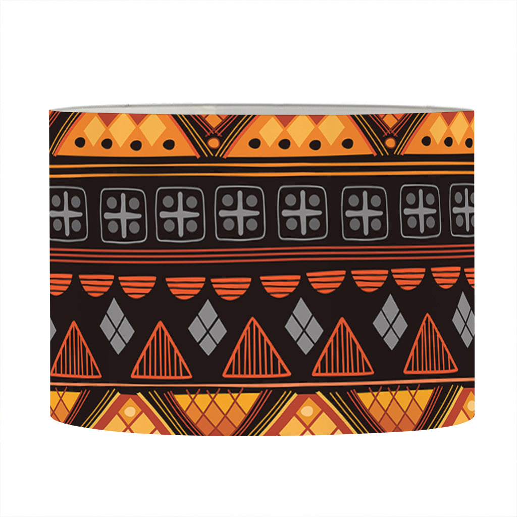 Native Tribal African Pattern Print Drum Lamp Shade