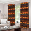 Native Tribal African Pattern Print Extra Wide Grommet Curtains