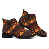 Native Tribal African Pattern Print Flat Ankle Boots