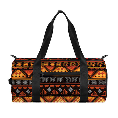 Native Tribal African Pattern Print Gym Bag