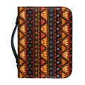 Native Tribal African Pattern Print Leather Bible Cover
