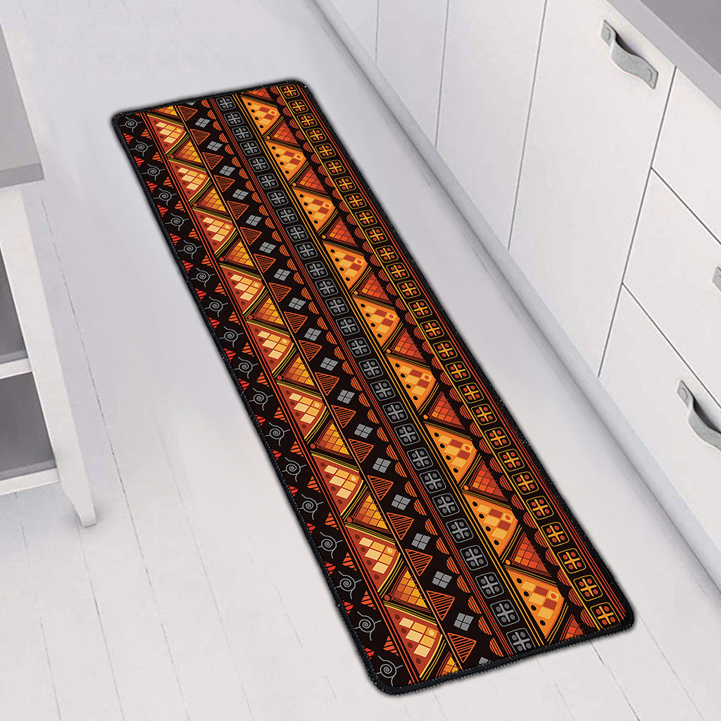 Native Tribal African Pattern Print Long Kitchen Mat