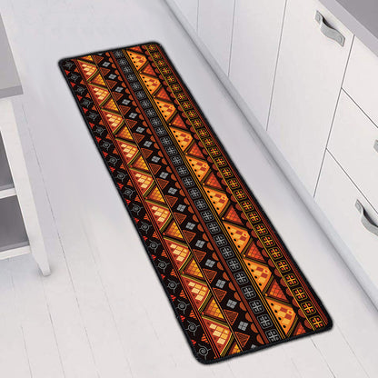 Native Tribal African Pattern Print Long Kitchen Mat