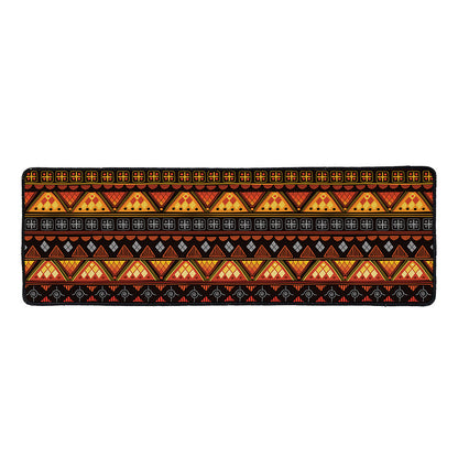 Native Tribal African Pattern Print Long Kitchen Mat