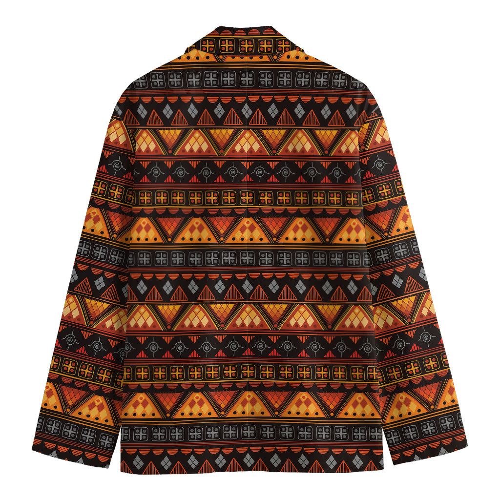 Native Tribal African Pattern Print Men's Blazer