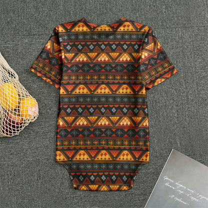 Native Tribal African Pattern Print Men's Bodysuit