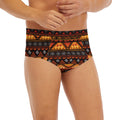 Native Tribal African Pattern Print Men's Briefs