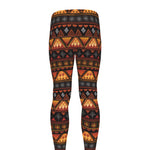 Native Tribal African Pattern Print Men's leggings