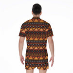 Native Tribal African Pattern Print Men's Rompers