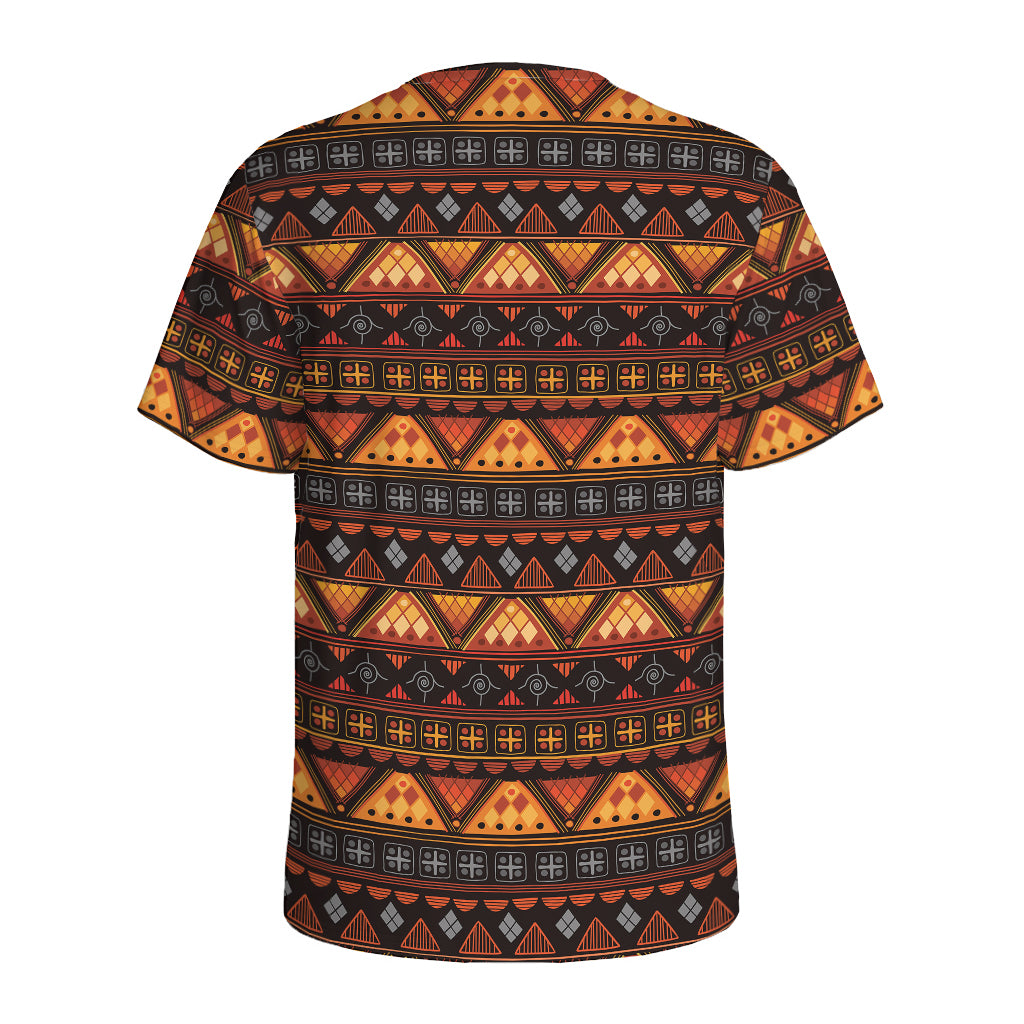 Native Tribal African Pattern Print Men's Sports T-Shirt