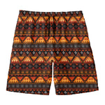 Native Tribal African Pattern Print Men's Swim Trunks