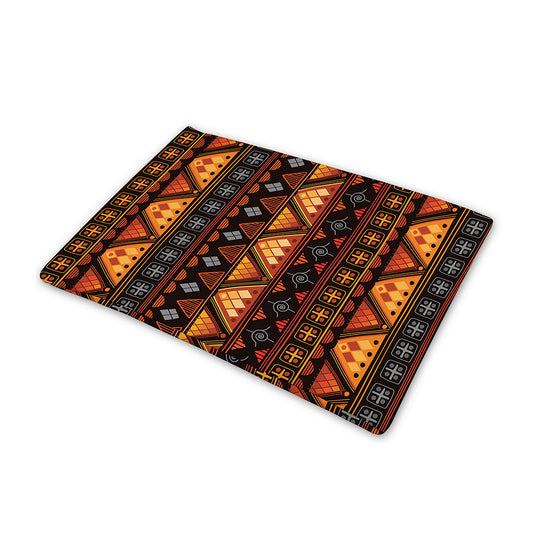 Native Tribal African Pattern Print Pet Cooling Mat Cover