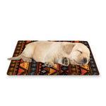 Native Tribal African Pattern Print Pet Cooling Mat Cover
