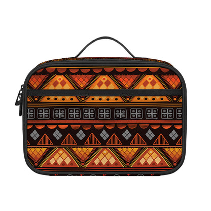 Native Tribal African Pattern Print Portable Lunch Bag