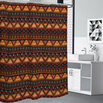 Native Tribal African Pattern Print Premium Shower Curtain