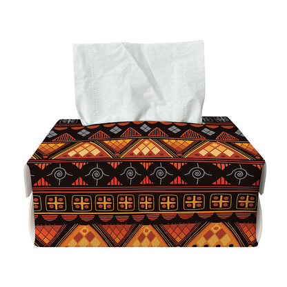 Native Tribal African Pattern Print Rectangle Tissue Box Cover