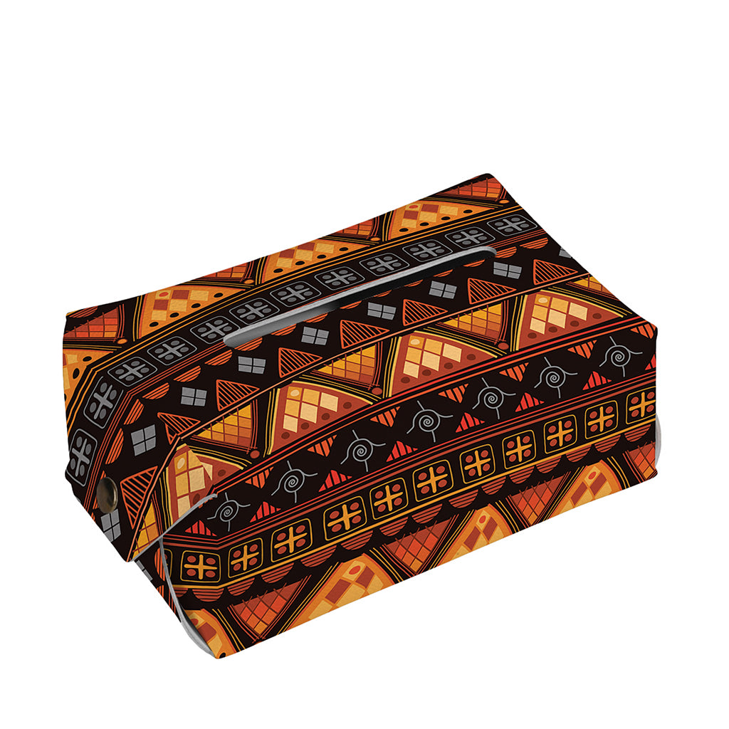 Native Tribal African Pattern Print Rectangle Tissue Box Cover