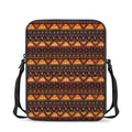Native Tribal African Pattern Print Rectangular Crossbody Bag