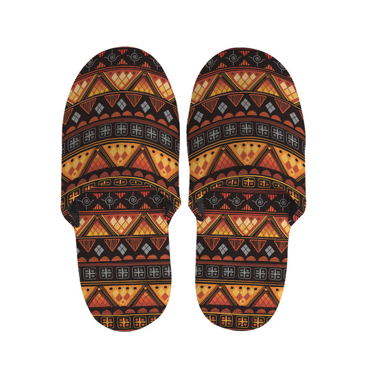 Native Tribal African Pattern Print Slippers