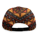 Native Tribal African Pattern Print Snapback Cap