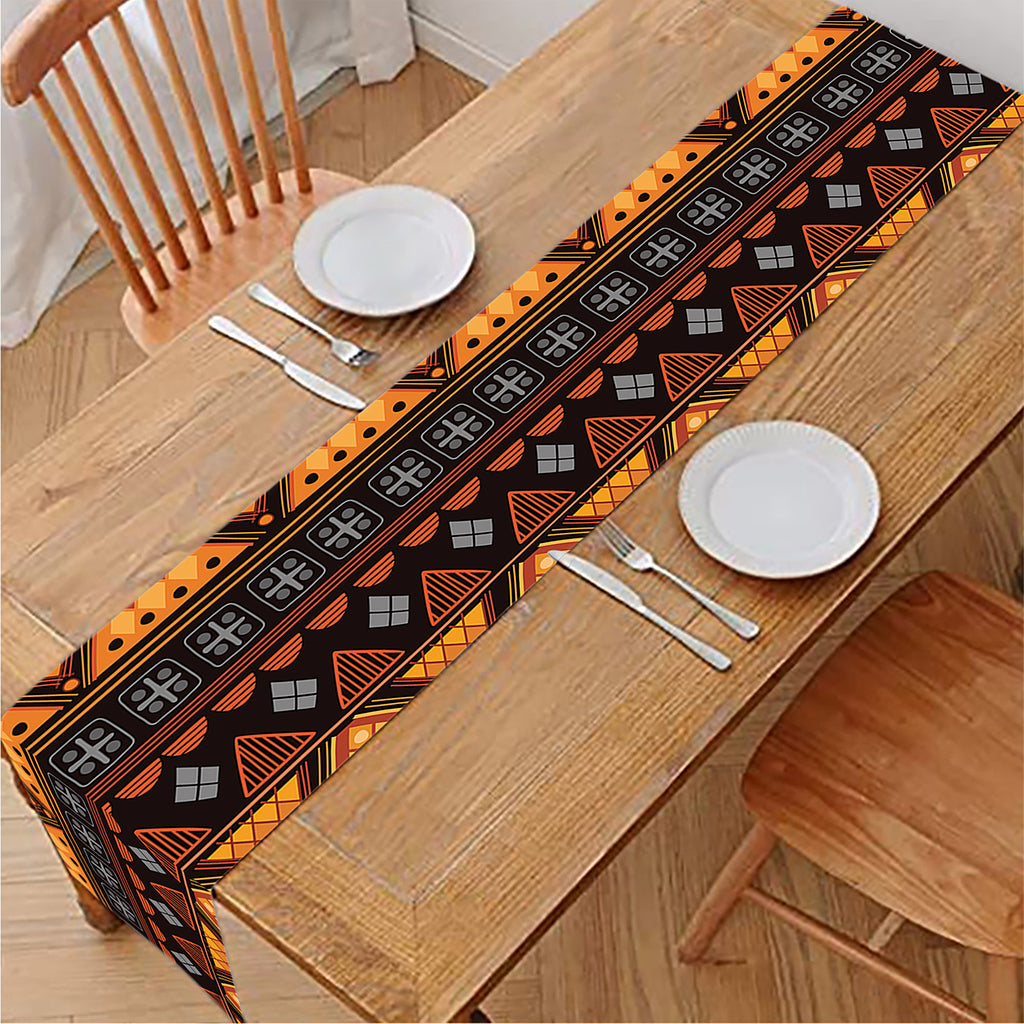 Native Tribal African Pattern Print Table Runner