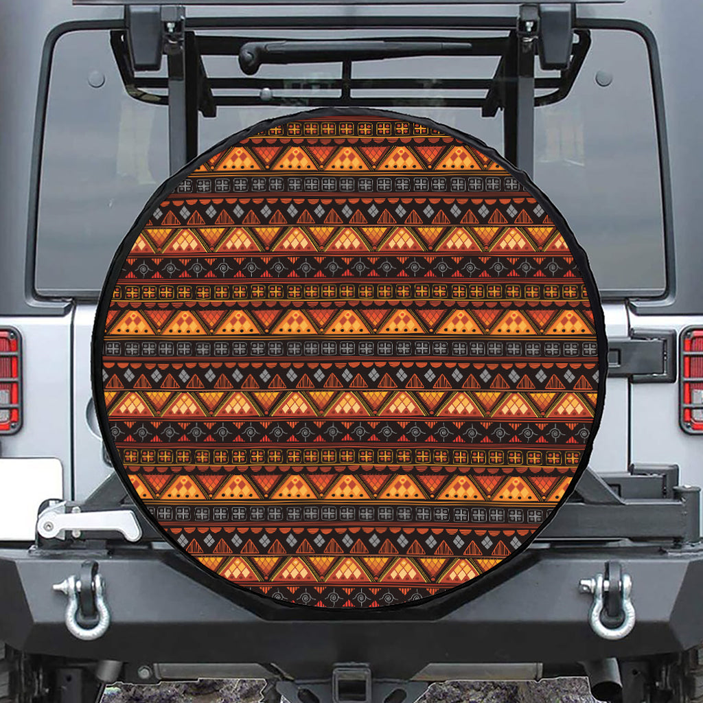 Native Tribal African Pattern Print Tire Cover