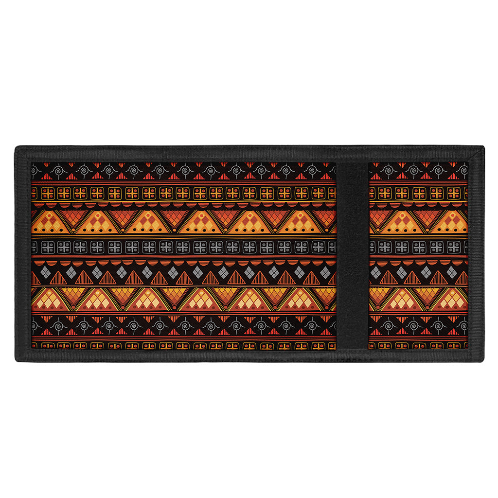 Native Tribal African Pattern Print Trifold Wallet