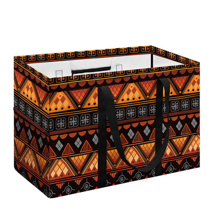 Native Tribal African Pattern Print Utility Tote Bag