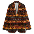 Native Tribal African Pattern Print Women's Blazer