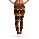 Native Tribal African Pattern Print Women's Leggings