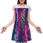 Native Tribal Aztec Pattern Print Adjustable Apron