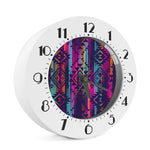 Native Tribal Aztec Pattern Print Alarm Clock