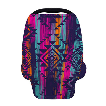 Native Tribal Aztec Pattern Print Baby Seat Cover