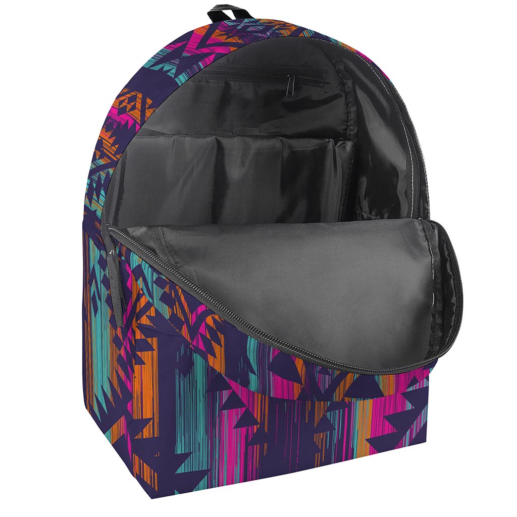 Native Tribal Aztec Pattern Print Backpack