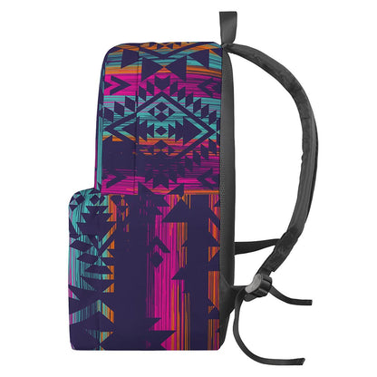 Native Tribal Aztec Pattern Print Backpack