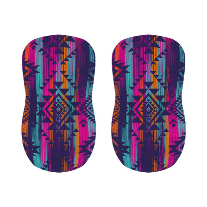 Native Tribal Aztec Pattern Print Bar Stool Covers
