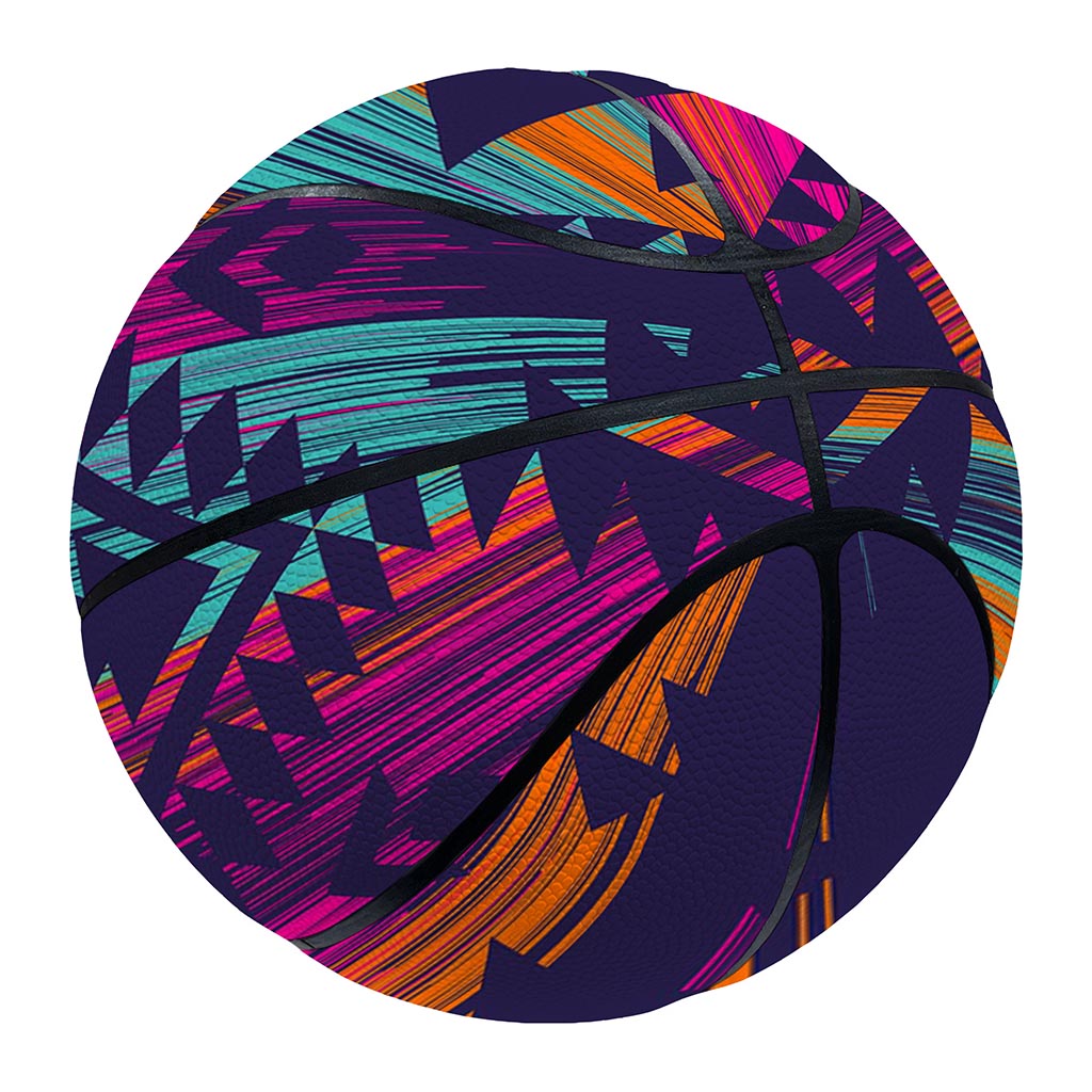 Native Tribal Aztec Pattern Print Basketball