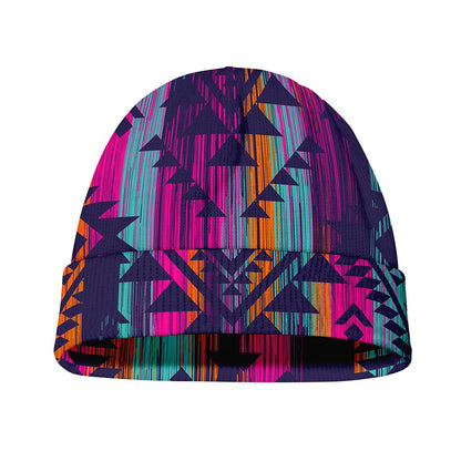 Native Tribal Aztec Pattern Print Beanie