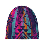 Native Tribal Aztec Pattern Print Beanie