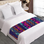 Native Tribal Aztec Pattern Print Bed Runner