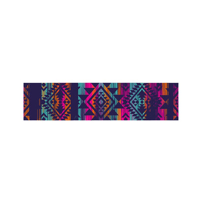 Native Tribal Aztec Pattern Print Bed Runner